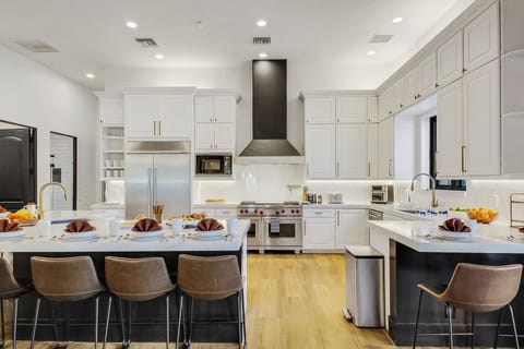 House, Multiple Beds, Pool Access, Pool View (The Stallion Estate Sleeps 24) | Private kitchen | Fridge, microwave, oven, stovetop