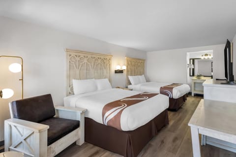 Premium bedding, down comforters, memory foam beds, desk