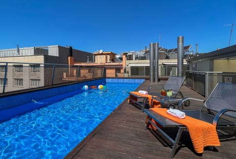 Rooftop pool
