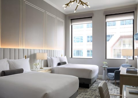 Hypo-allergenic bedding, minibar, in-room safe, blackout drapes