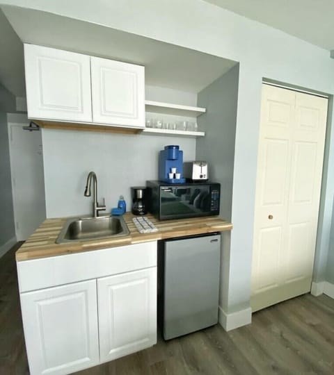 Panoramic Studio, Kitchen, Ocean View | Iron/ironing board, free WiFi