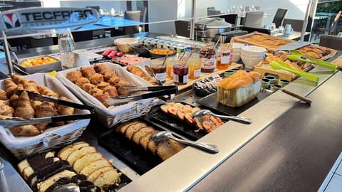 Daily buffet breakfast for a fee