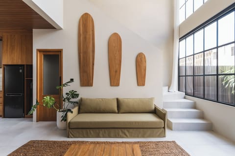 Deluxe Villa, 1 Bedroom, Non Smoking | Living area | 65-inch Smart TV with digital channels