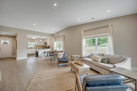 55-inch Smart TV with digital channels, streaming services