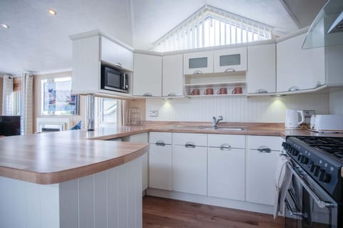 Microwave, oven, stovetop, electric kettle