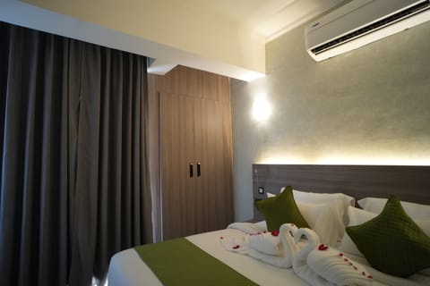Classic Studio, Balcony, City View | In-room safe, desk, laptop workspace, soundproofing