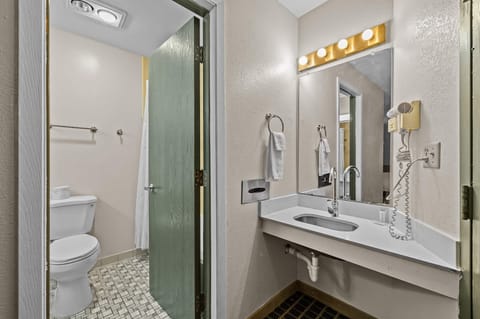 Jetted tub, towels, soap, shampoo