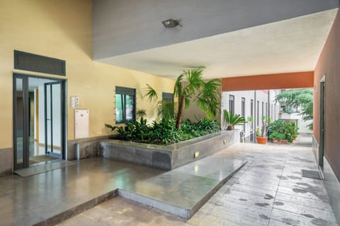 Interior entrance