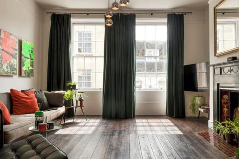 House, City View | Living area | Flat-screen TV