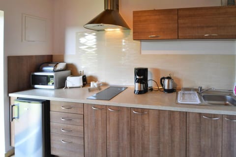 Apartment | Private kitchen | Electric kettle, toaster, highchair