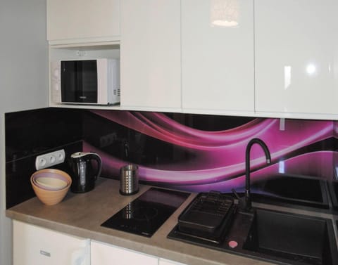 Apartment | Private kitchen | Electric kettle, highchair