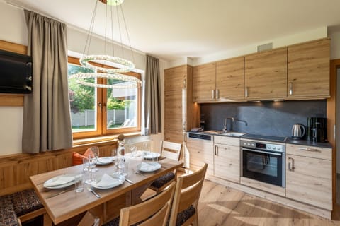 Apartment | Private kitchen | Electric kettle, highchair