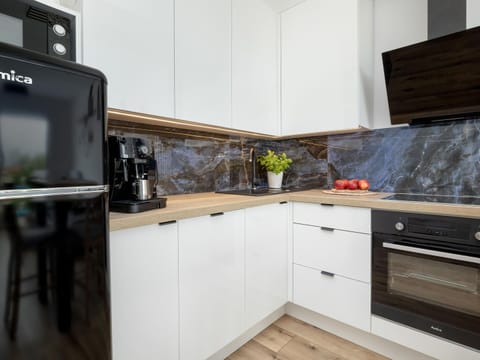 Apartment | Private kitchen | Electric kettle, highchair