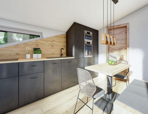 Apartment | Private kitchen | Electric kettle, toaster