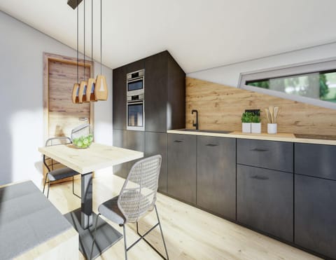 Apartment | Private kitchen | Electric kettle, toaster