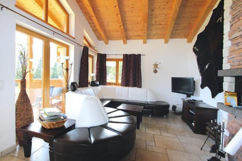 Chalet | Living area | Fireplace