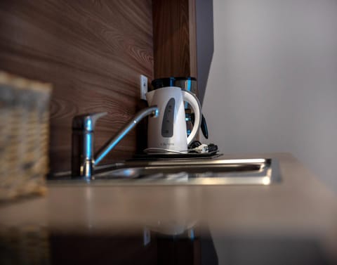 Apartment | Private kitchen | Electric kettle, highchair