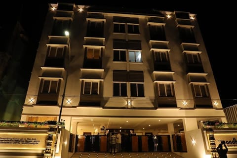 Front of property - evening/night