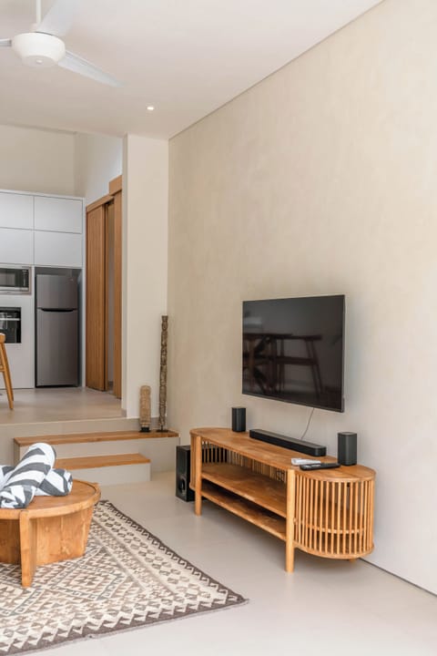 Villa, Pool View | Living area | Flat-screen TV