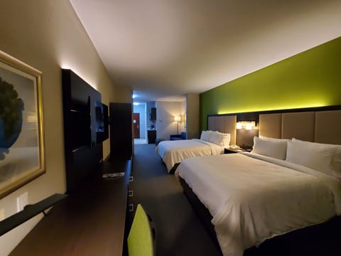 Suite, 2 Queen Beds (Additional Living Area) | Desk, iron/ironing board, free rollaway beds, free WiFi