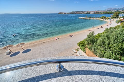 Quadruple Room, Balcony, Sea View | Balcony view
