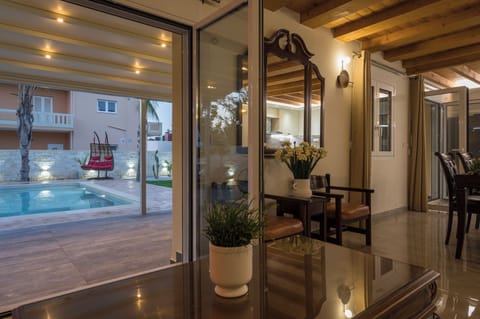 Family Villa, 3 Bedrooms, Private Pool, Garden View | Living area | Flat-screen TV