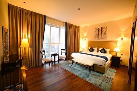 Egyptian cotton sheets, premium bedding, memory foam beds, in-room safe