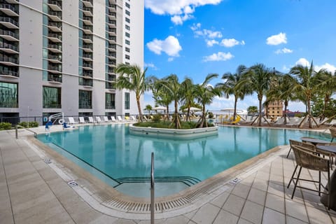 Rooftop pool