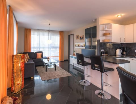 Apartment | Private kitchen | Electric kettle, toaster, highchair