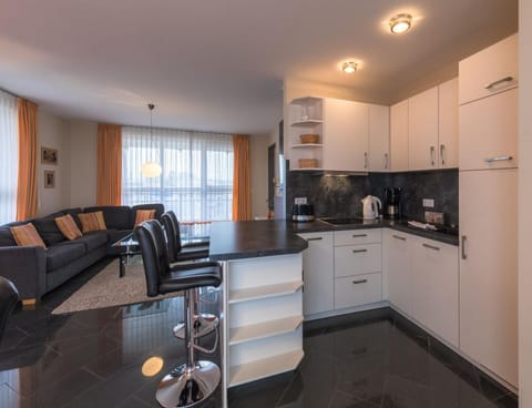 Apartment | Private kitchen | Electric kettle, toaster, highchair