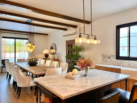 Luxury Villa, Pool View | Living area | Flat-screen TV