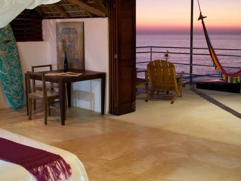 Deluxe Cabin, 1 King Bed, Ocean View (Triangular Room) | Premium bedding, in-room safe, individually decorated