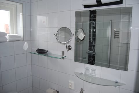 Free toiletries, hair dryer, towels