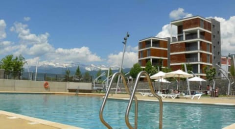Apartment, 1 Bedroom, Fireplace, City View | Pool | Outdoor pool