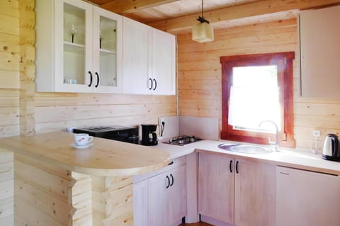 Classic House, 2 Bedrooms | Private kitchen | Fridge, microwave, coffee/tea maker, electric kettle