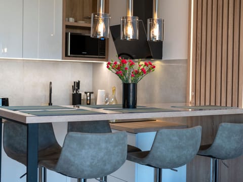 Classic Apartment, 3 Bedrooms | Private kitchen | Fridge, microwave, dishwasher, coffee/tea maker