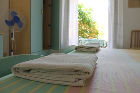 In-room safe, desk, blackout drapes, free cribs/infant beds