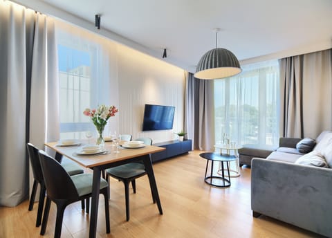 Apartment, Balcony | Living room | Flat-screen TV