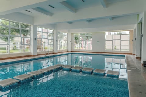 Deluxe House, Patio | Indoor pool