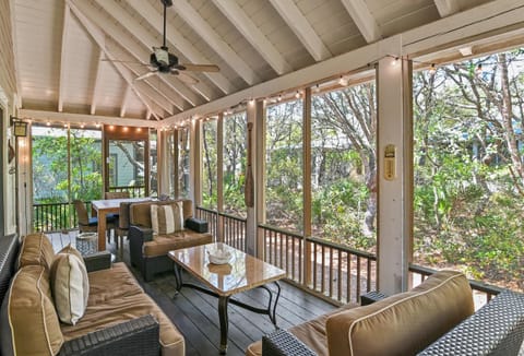 House, Multiple Beds (The Brown Pelican) | Living area | TV