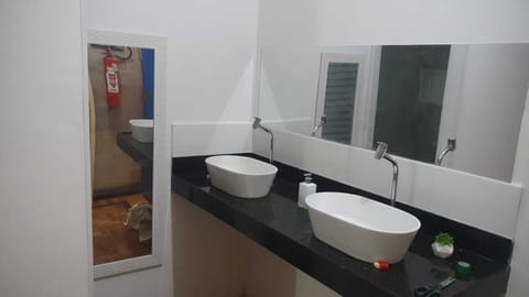 Shower, toilet paper