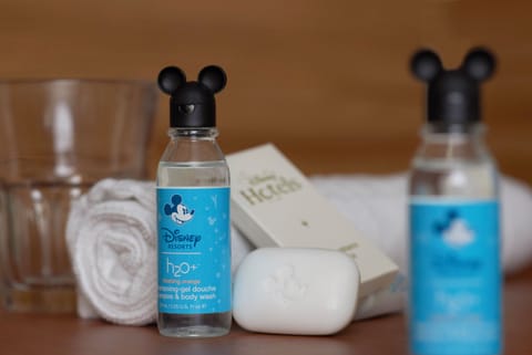 Rainfall showerhead, free toiletries, hair dryer, bathrobes