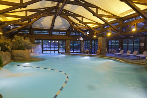 Indoor pool, outdoor pool