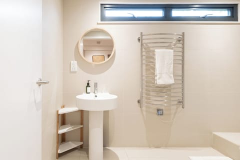 Free toiletries, hair dryer, towels, soap