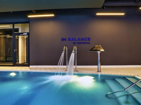 Indoor pool, open 7:00 AM to 10:00 PM, sun loungers, lifeguards on site