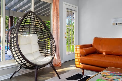 Family House, 6 Bedrooms, Non Smoking, Private Pool | Living area | 55-inch Smart TV with digital channels