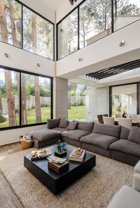 Family House, Garden View | Living area | 50-inch flat-screen TV with digital channels