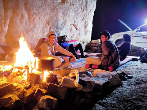 Basic Tent, Patio, Desert View | Living area