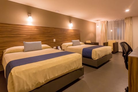 Superior Room, 2 Double Beds | Desk, free WiFi, bed sheets