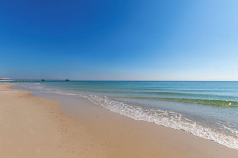 On the beach